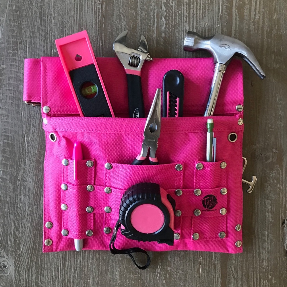 Women's Pink Tool Belt - Tuff Chix by Paige Hemmis